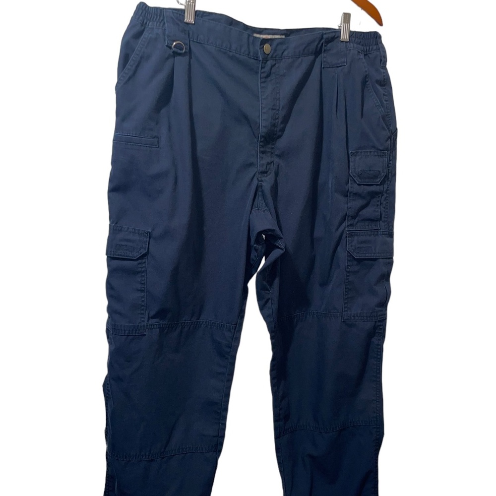 Men's 5.11 Tactical Tactlite Cargo Navy Blue Pants Sz‎ 42x32